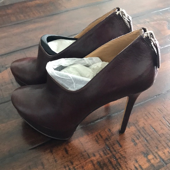 nine west platform booties